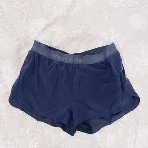Outdoor Voices navy blue workout shorts -- women's small